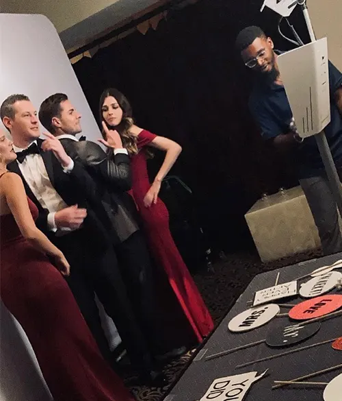 people posing for a picture